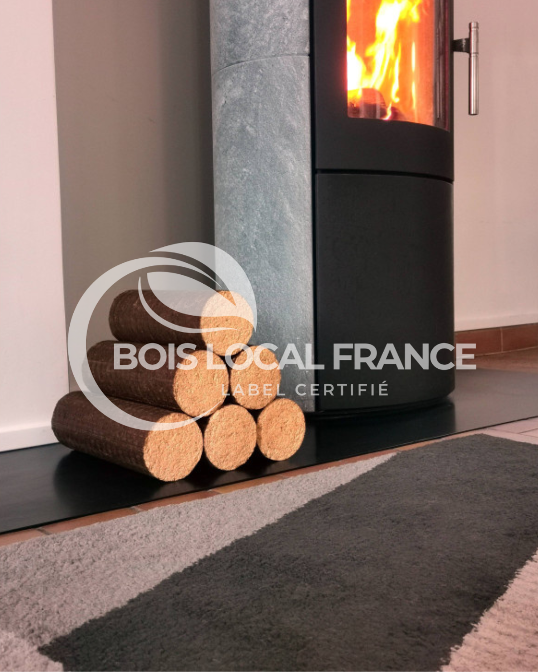 Les bûches compressées