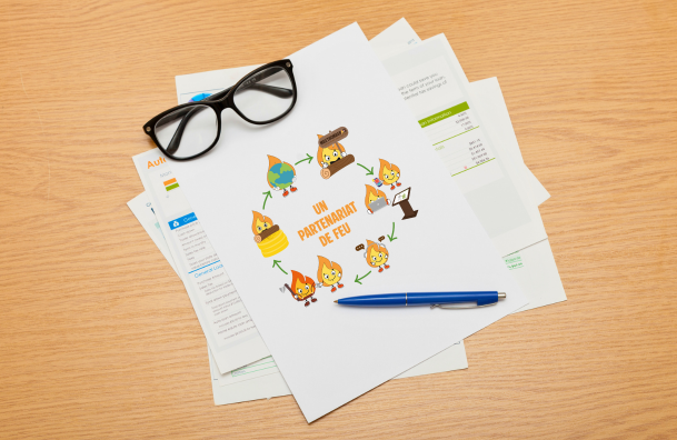 réseau bois de chauffage local